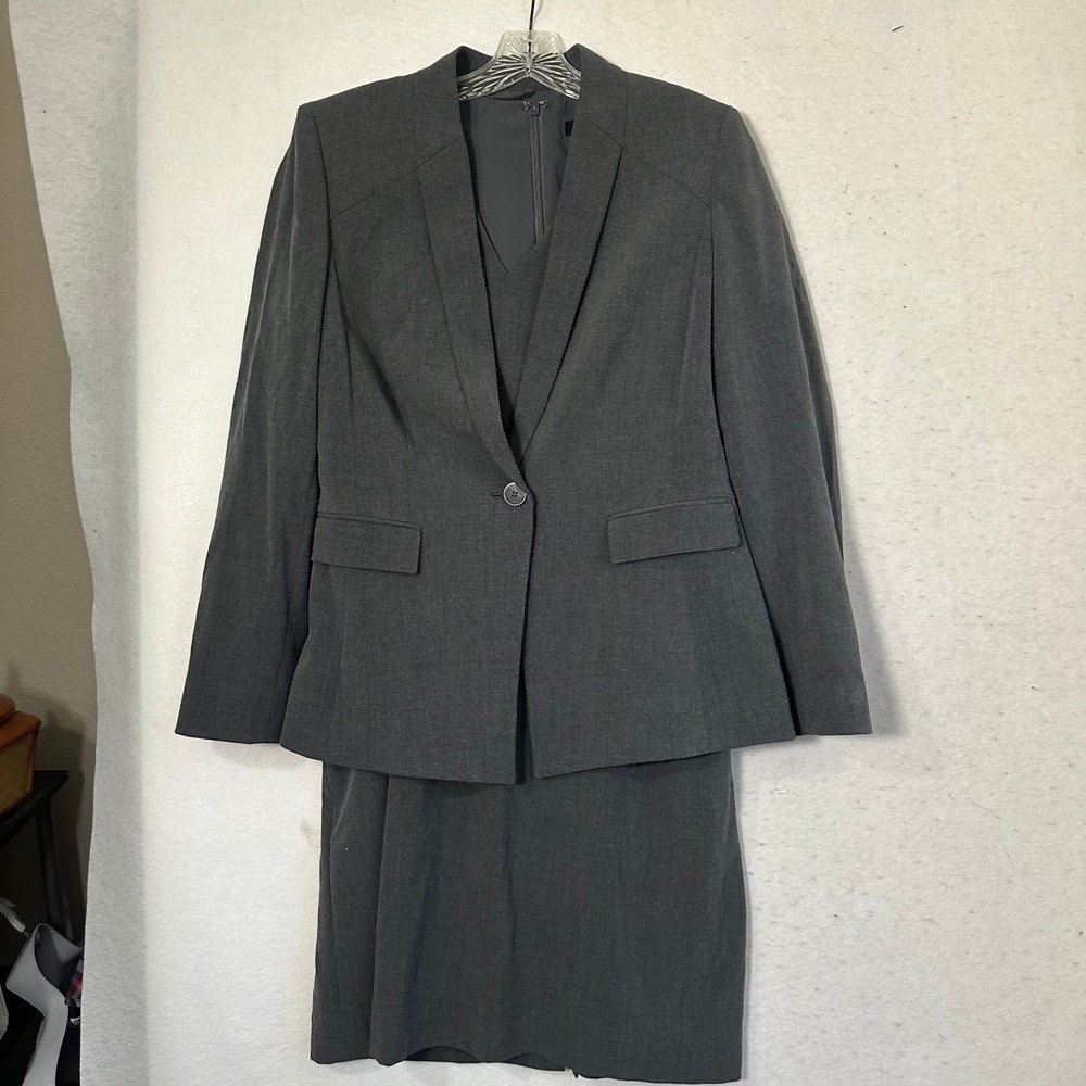 Alex Marie Gray‎ 2 Piece Dress Suit Blazer Sheath Dress Size 10 Professional